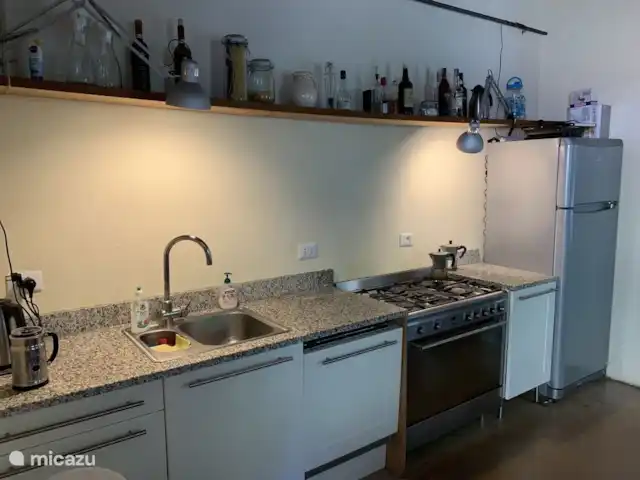 Al Monte en Italia, Toscana, Partigliano - villa De keuken