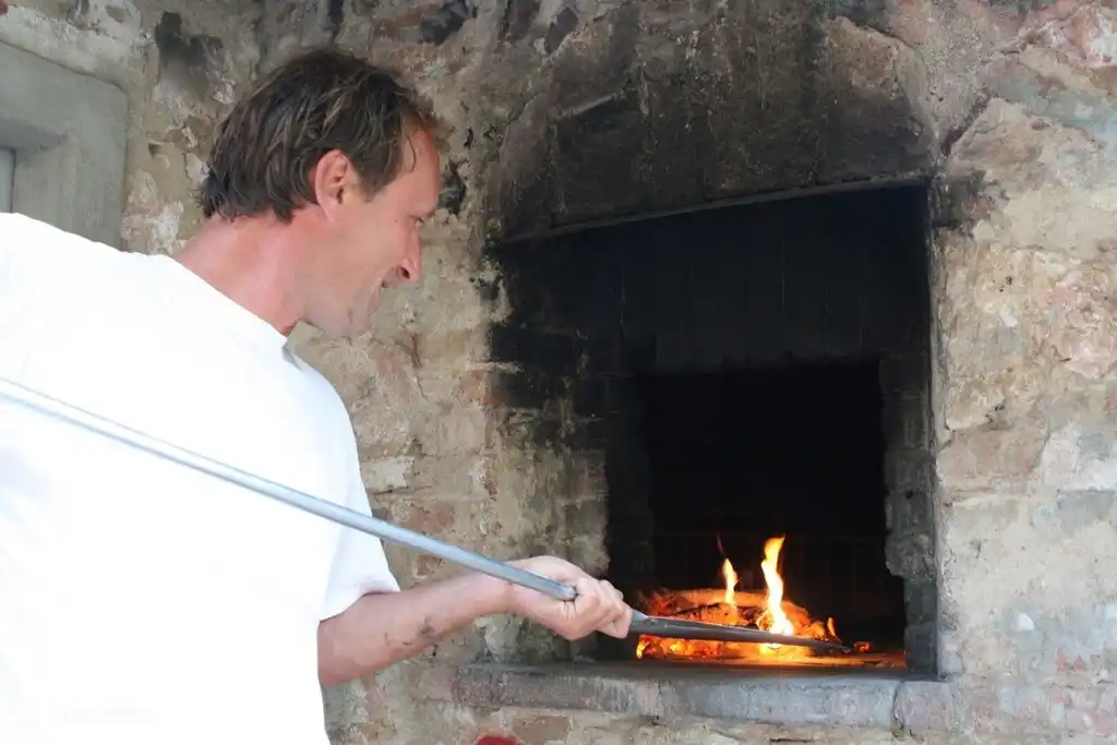 Ein echter alter Pizzaofen