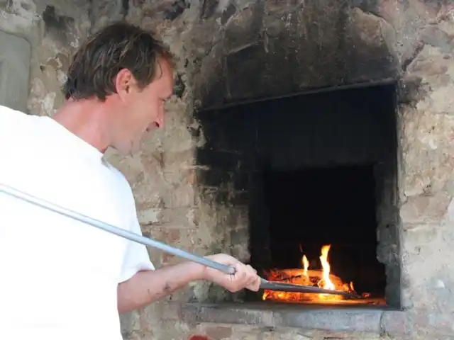 Al Monte en Italia, Toscana, Partigliano - villa Een echte oude pizza-oven