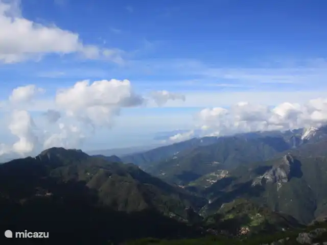 Al Monte en Italia, Toscana, Partigliano - villa Prachtige wandeltochten in de Appenijnen.