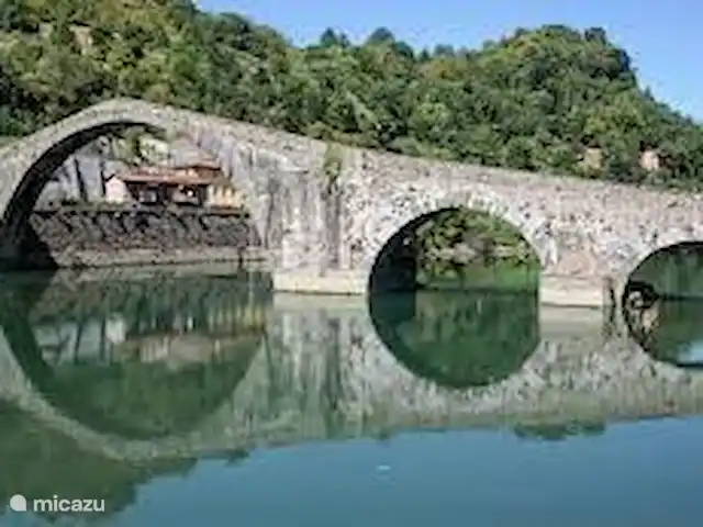 Al Monte en Italia, Toscana, Partigliano - villa De Ponte Diavolo in Borgo a Mozzano