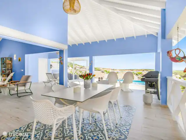 villa en Curazao, Bandabou (oeste), Fontein – Villa Sosega *Vista Única* desde el comedor