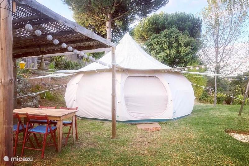 Vakantiehuis Portugal, Costa de Prata, Alcobaça Glamping / Safaritent / Yurt De Lotus glamping tent