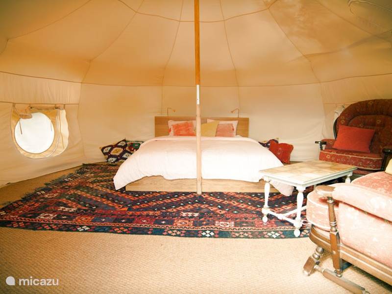 Holiday home in Portugal, Prata Coast, Alcobaça Glamping / Safari tent / Yurt The Lotus glamping tent