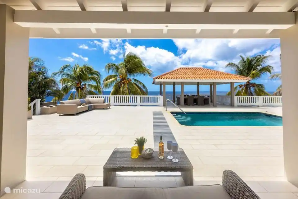 Was für eine schöne Aussicht vom Wohnzimmer.