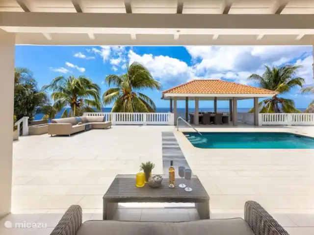 Villa Ocho | Curaçao, Banda Abou (ouest), Coral Estate, Rif St.Marie - villa Quelle belle vue depuis le salon.