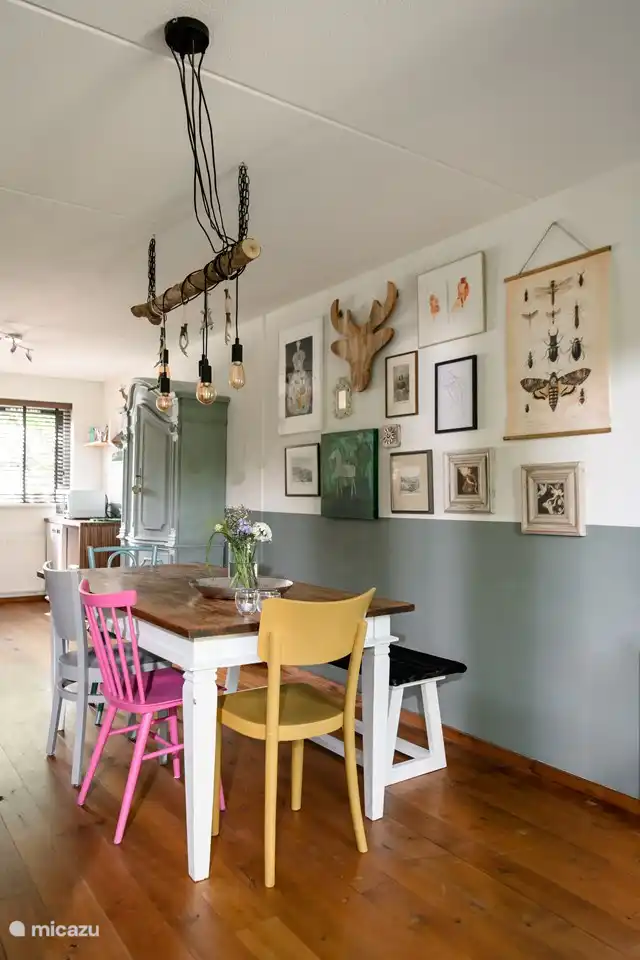 Der gemütliche Essbereich.