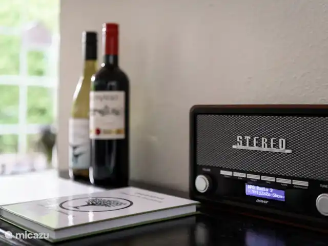 Maison de vacances Clara | Pays-Bas, Gueldre, Lunteren - bungalow En plus d'une connexion fibre optique, du WiFi et d'une Smart TV où vous pouvez diffuser vos chaînes préférées (Netflix, Disney+, etc.), le bungalow dispose d'une radio DAB+ pour votre playlist préférée.