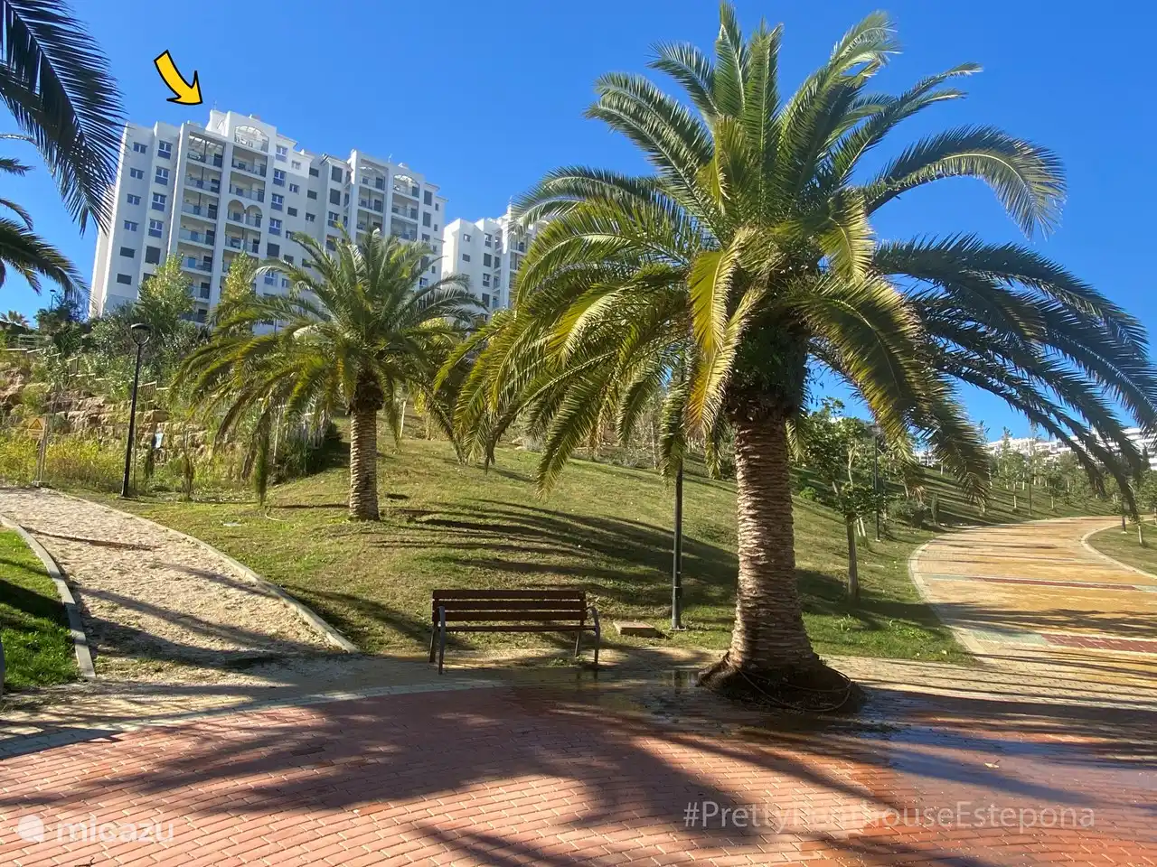 Top left at the yellow arrow. You will live there soon!