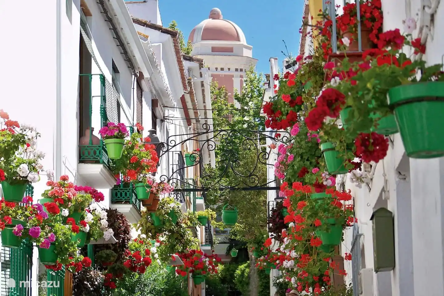 The picturesque streets of downtown Estepona. 