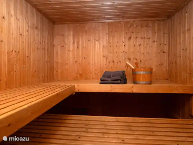 Villa de luxe Texel 8-10 pers Krim 95 | Pays-Bas, Texel, De Cocksdorp - maison de vacances Sauna avec 3 transats
