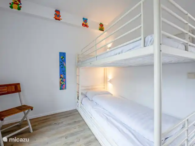 Villa de luxe Texel 8-10 pers Krim 95 | Pays-Bas, Texel, De Cocksdorp - maison de vacances 2ème chambre avec lits superposés et lit gigogne