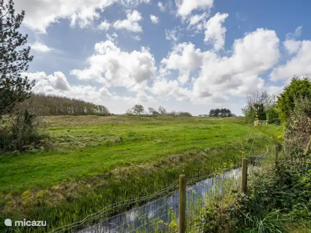 Villa de luxe Texel 8-10 pers Krim 95 | Pays-Bas, Texel, De Cocksdorp - maison de vacances Vue de la 1ère terrasse sur le jardin de devant