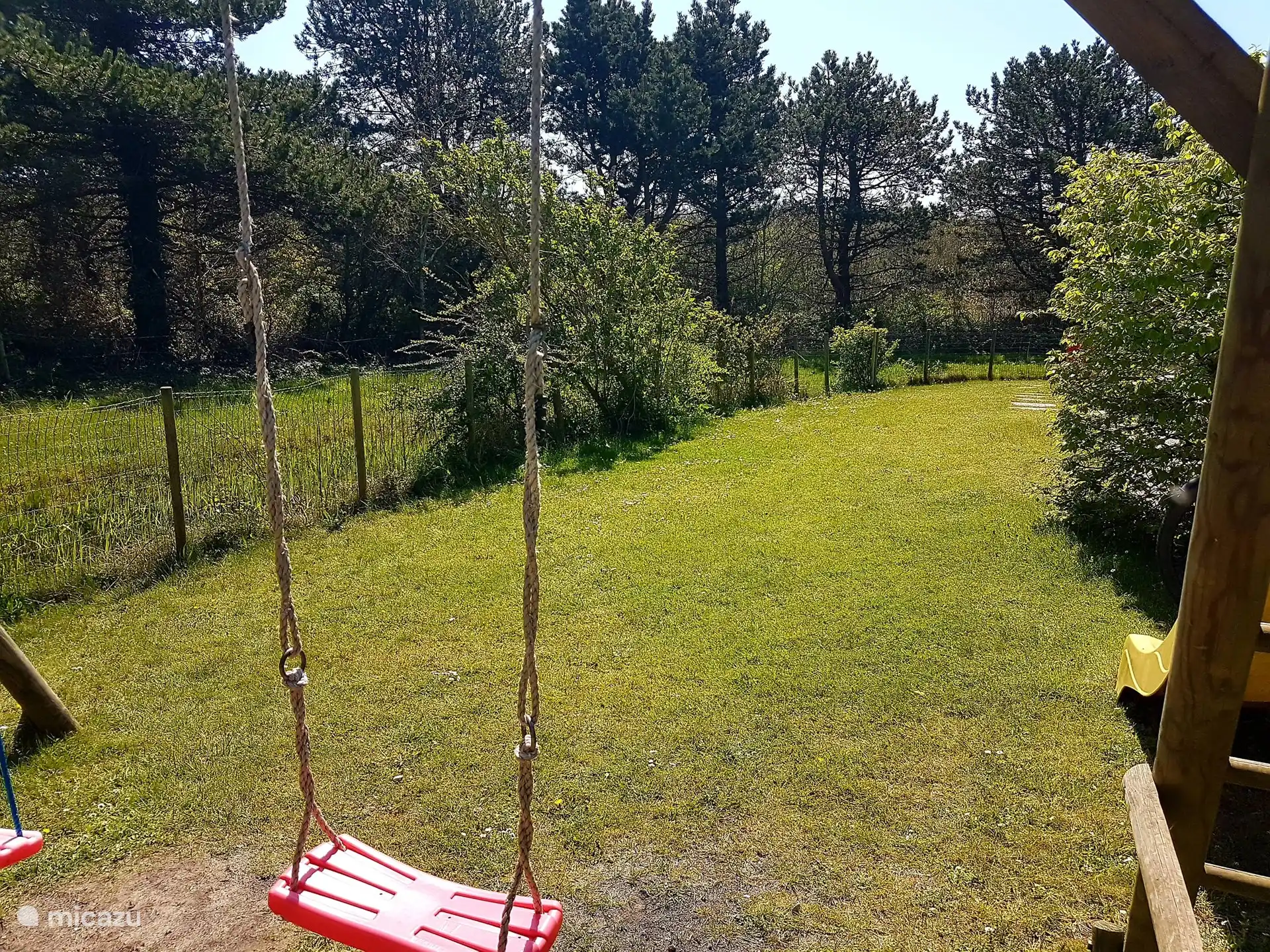 Schwingen im eigenen Garten