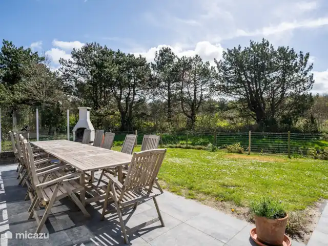 Villa de luxe Texel 8-10 pers Krim 95 | Pays-Bas, Texel, De Cocksdorp - maison de vacances 1ère terrasse avec BBQ fixe au Sud-Ouest