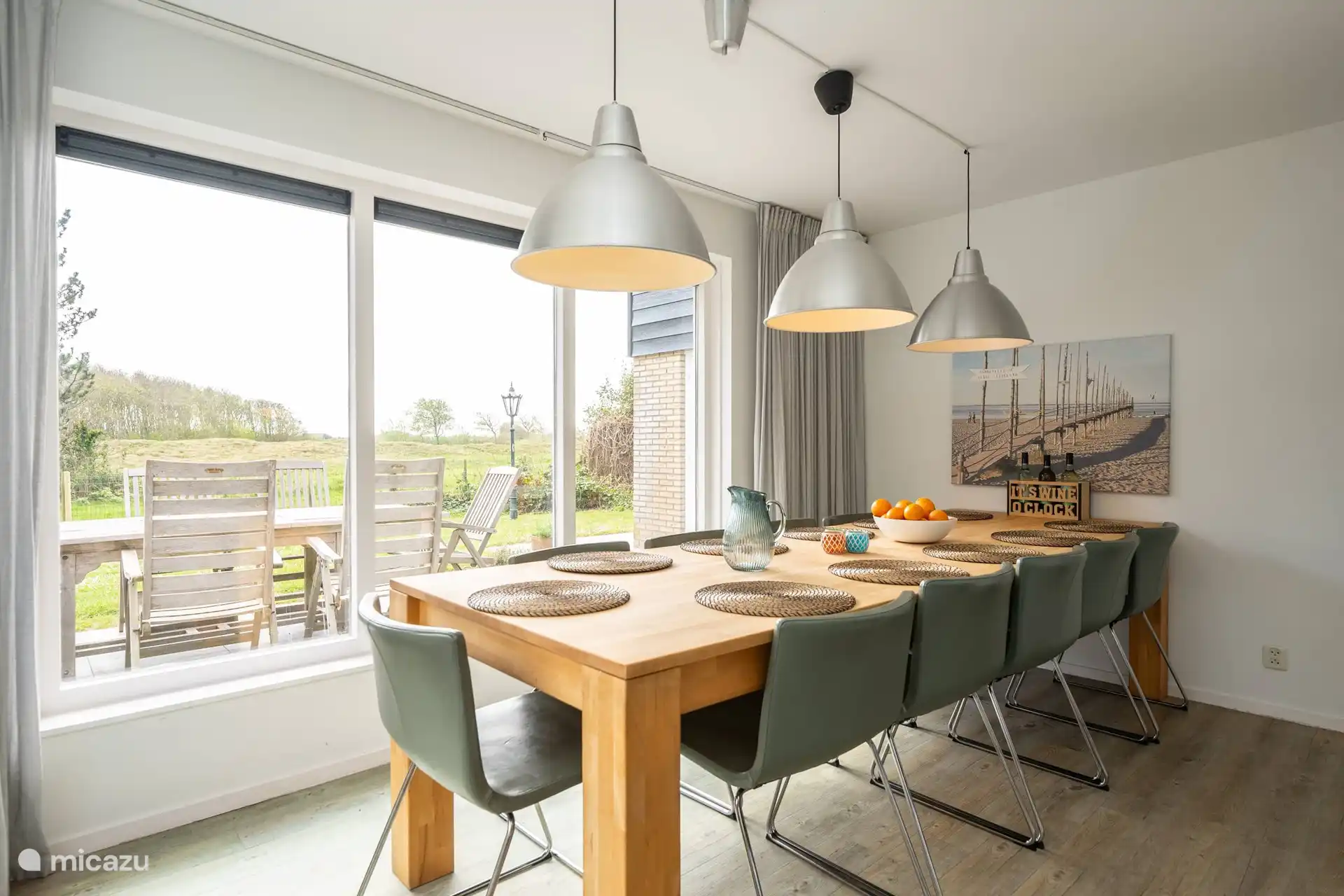 Esszimmer mit fantastischer Aussicht