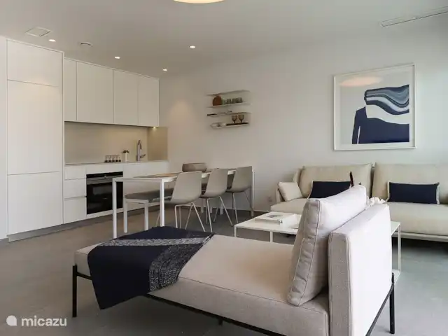 casa diana en España, Costa Blanca, Guardamar del Segura - casa vacacional Cocina y sala de estar