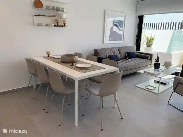 casa diana en España, Costa Blanca, Guardamar del Segura - casa vacacional Sala de estar y comedor