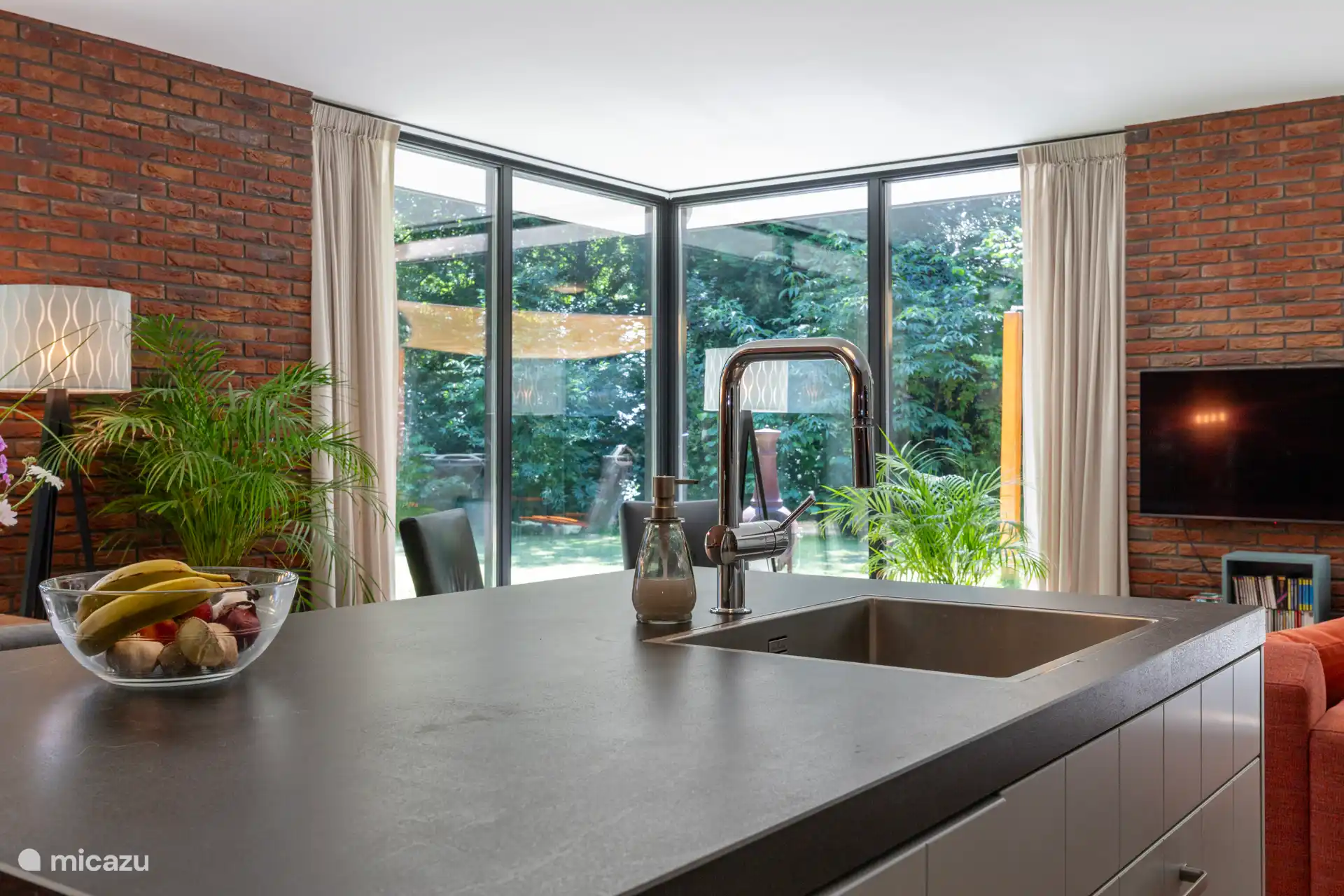 Küche und Essbereich im Merel