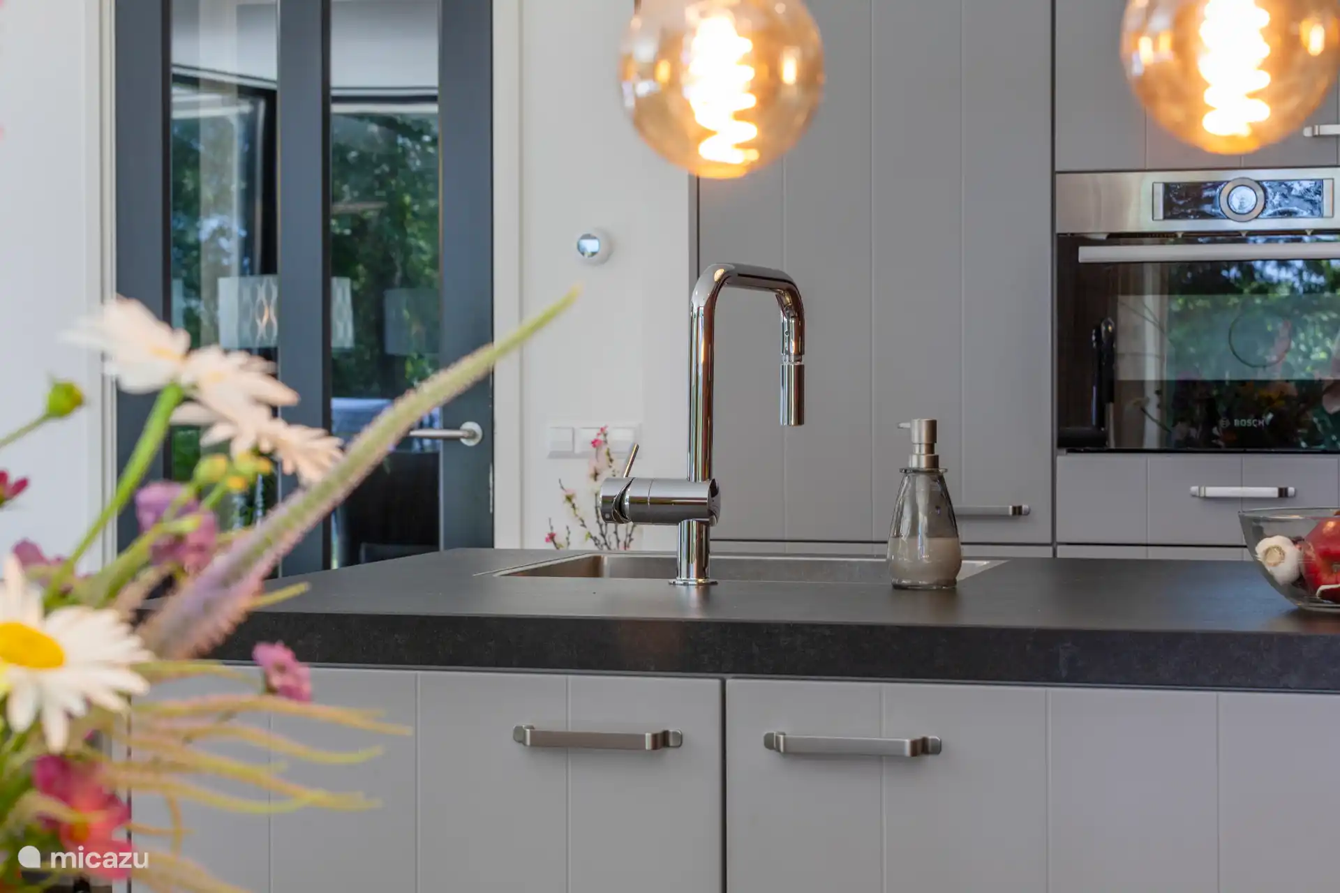 Küche und Essbereich im Merel