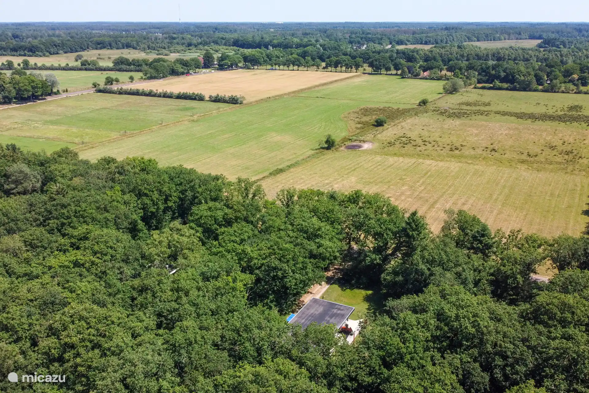 Umgeben von viel Grün um Sie herum