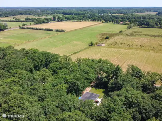 Bosvilla de Merel, unieke lokatie    huren in Nederland, Drenthe, Wateren - villa Overal om je heen heerlijk in het groen