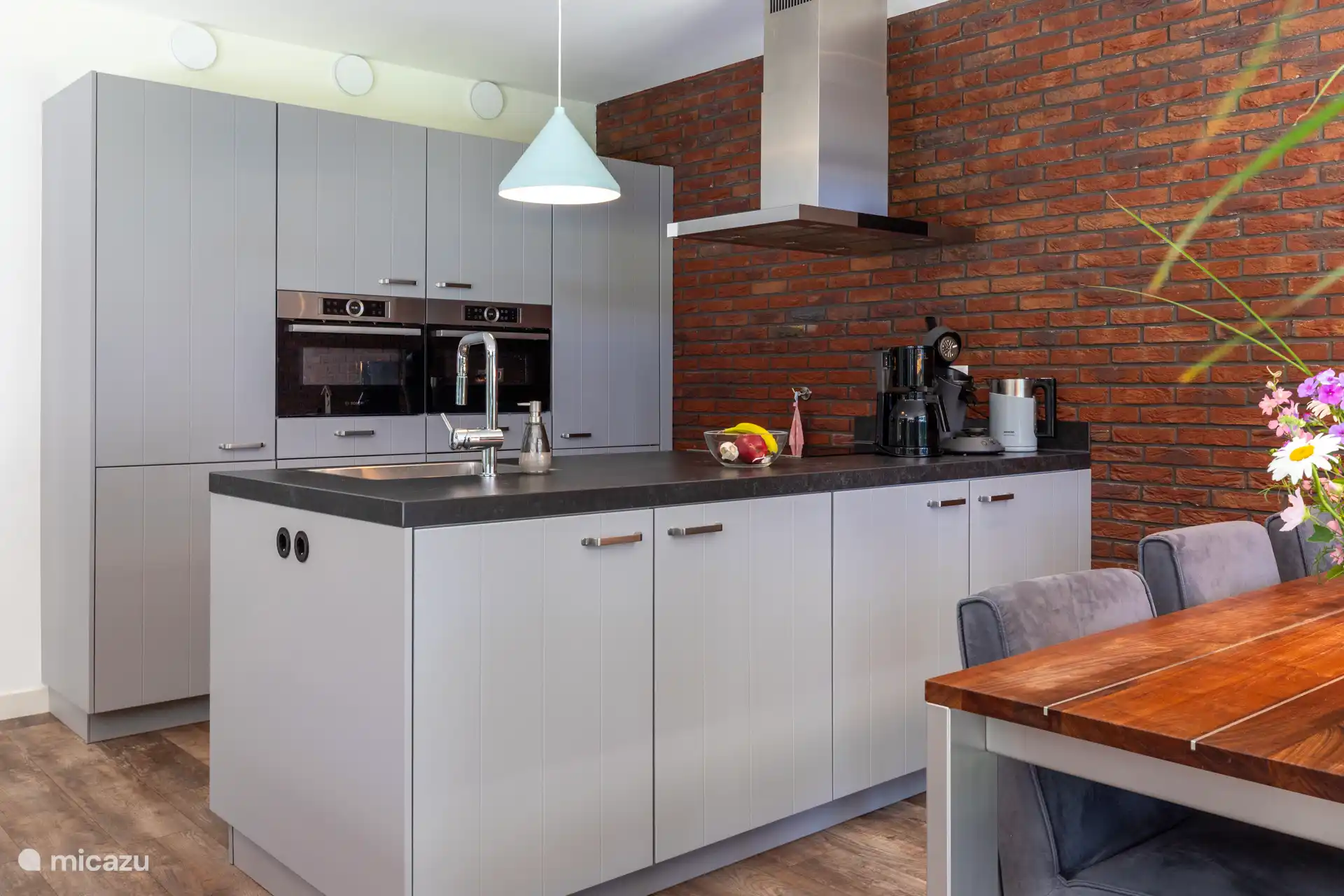 Küche und Essbereich im Merel