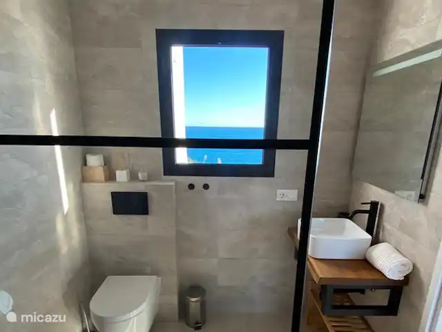 Location de Vacances Espagne, Costa del Sol, Nerja, maison de vacances - Maison Joya Nerja Salle de bain avec vue sur la mer