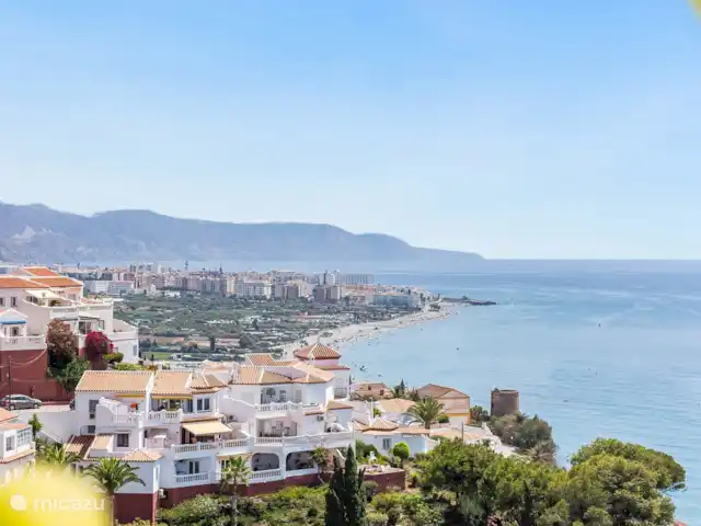 Location de Vacances Espagne, Costa del Sol, Nerja, maison de vacances - Maison Joya Nerja Terrasse sur le toit entièrement privée avec vue.
