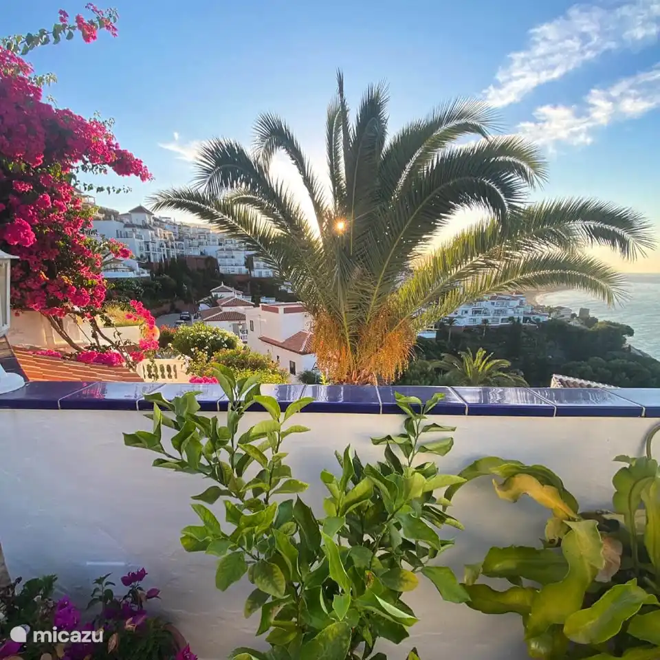 Sunrise from the terrace on the ground floor