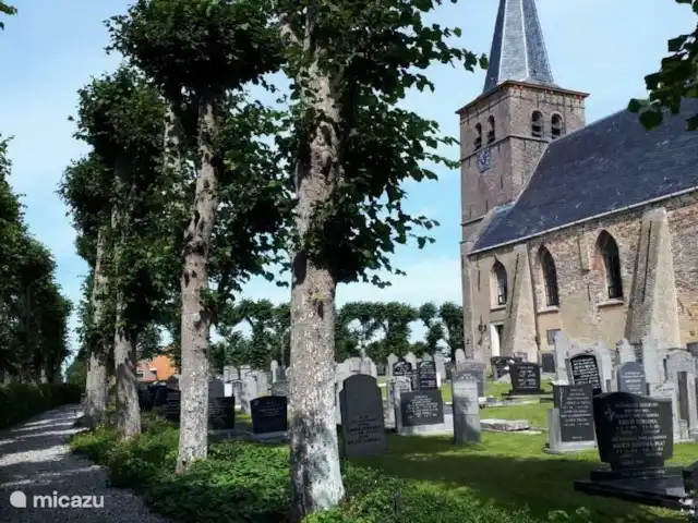 Maison de vacances Friese Heerlijkheid | Pays-Bas, Frise, Leeuwarden - maison de vacances Eglise du village sur la butte