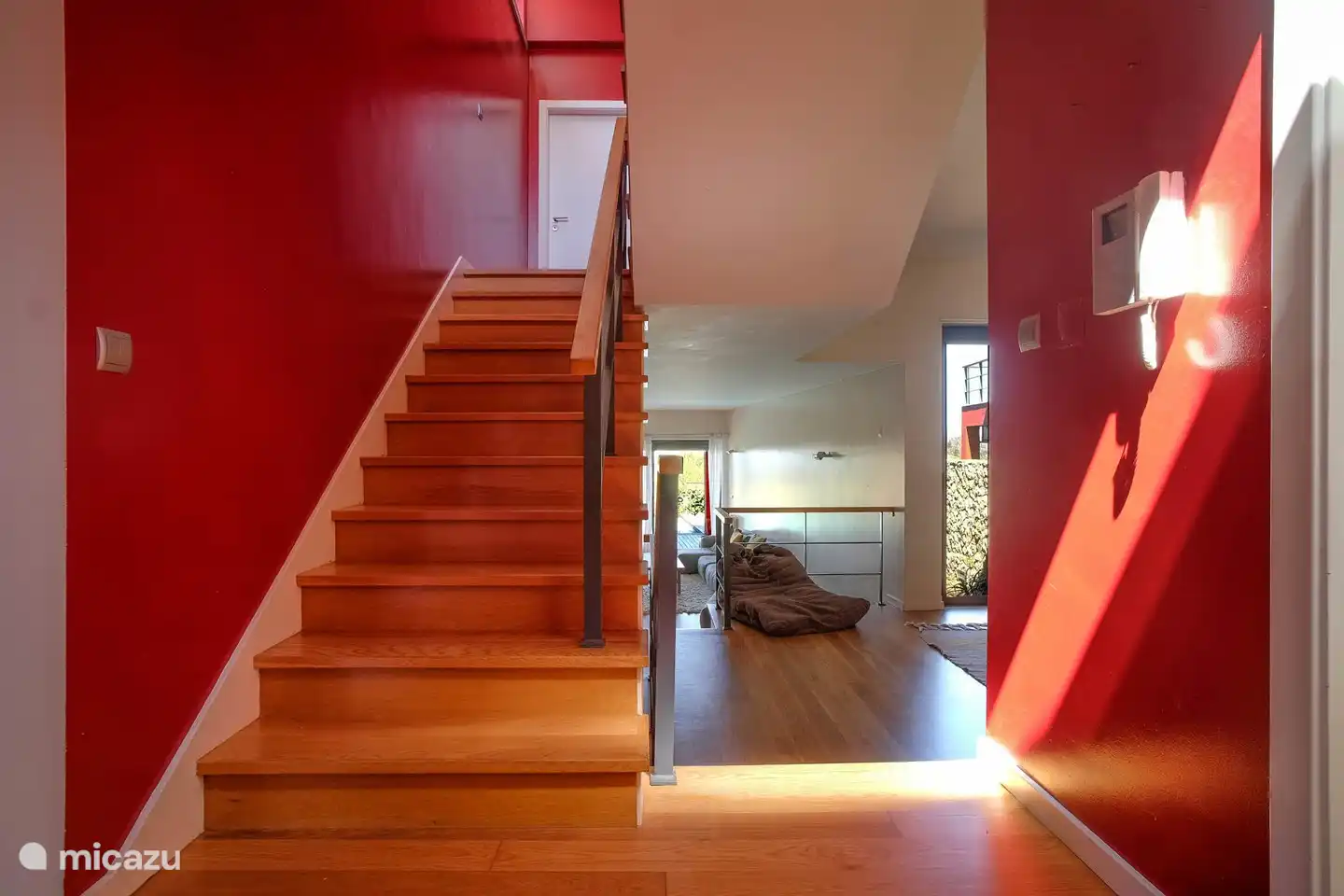 Treppe zum ersten Stock