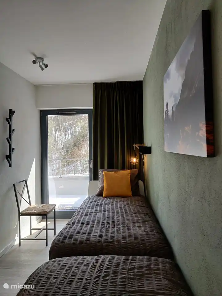 Schlafzimmer mit 2 Einzelbetten