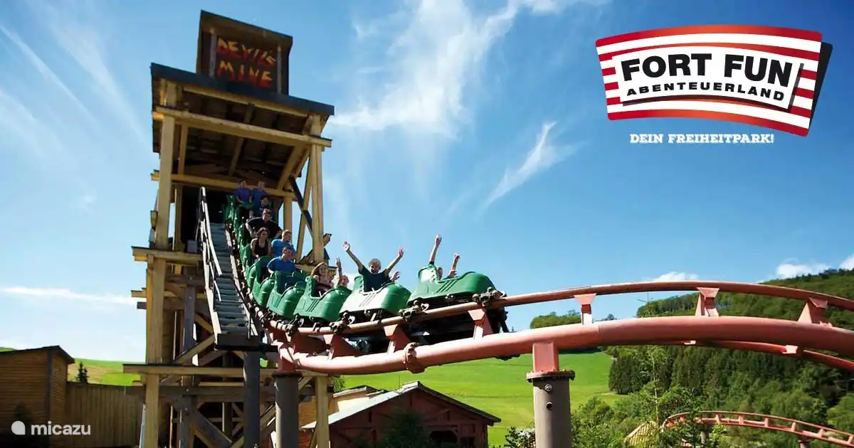 Der Freizeitpark Fort Fun ist praktisch um die Ecke