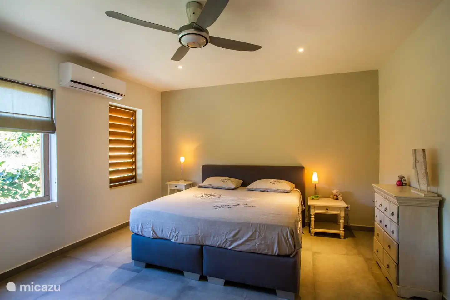 Das zur Wohnung gehörende separate Schlafzimmer