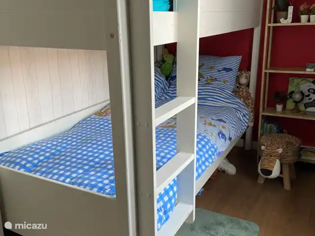 Grande maison de plage familiale, grand jardin | Pays-Bas, Hollande méridionale, La Haye - maison mitoyenne Chambre 2 avec lits superposés au 1er étage