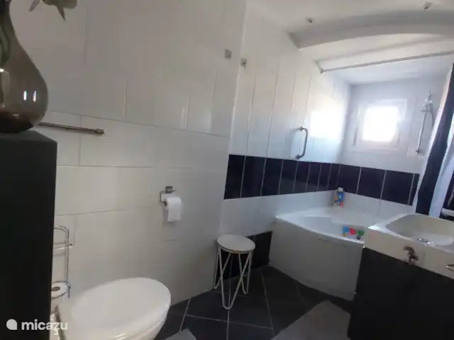Grande maison de plage familiale, grand jardin | Pays-Bas, Hollande méridionale, La Haye - maison mitoyenne Salle de bain 1er étage