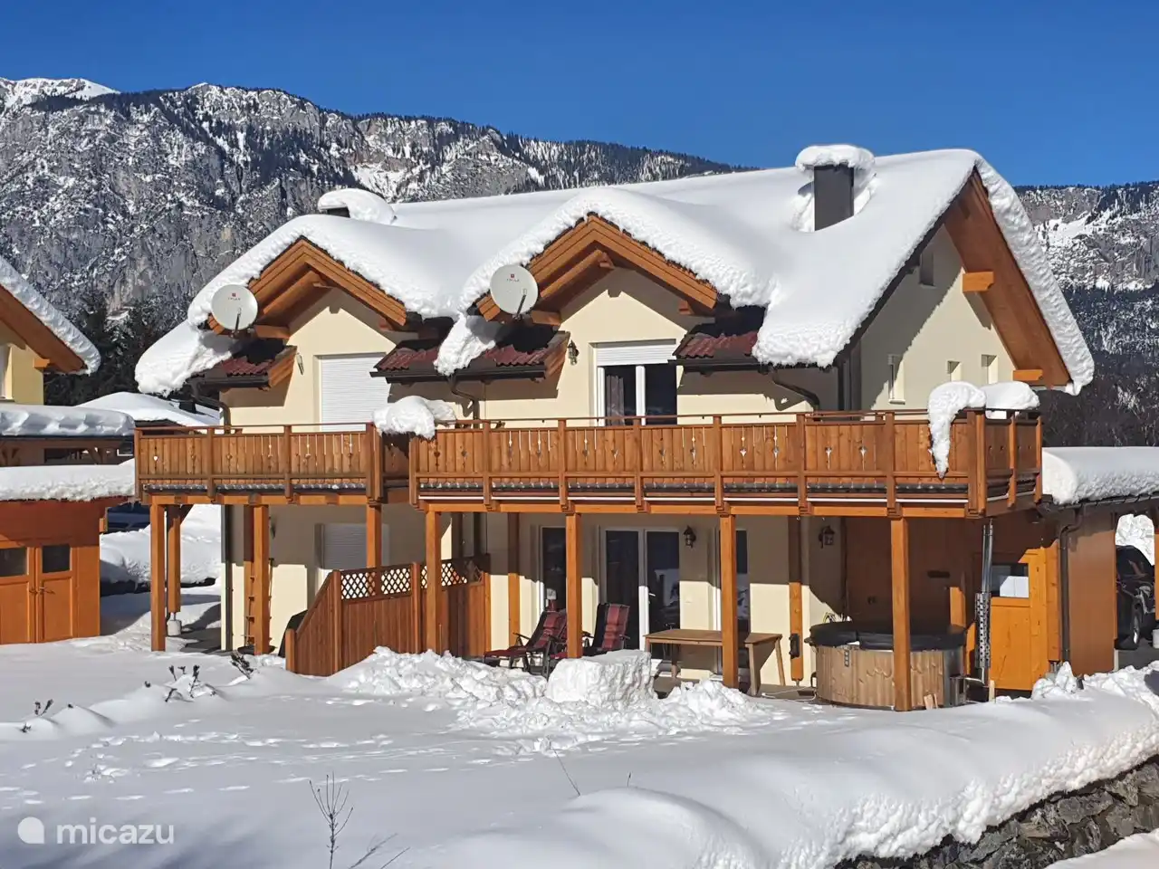 Photo d'hiver de notre maison