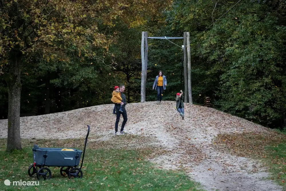 Viele kostenlose Spielwälder im Südwesten von Drenthe. Dies ist das Roekpad in sehr kurzer Entfernung. 