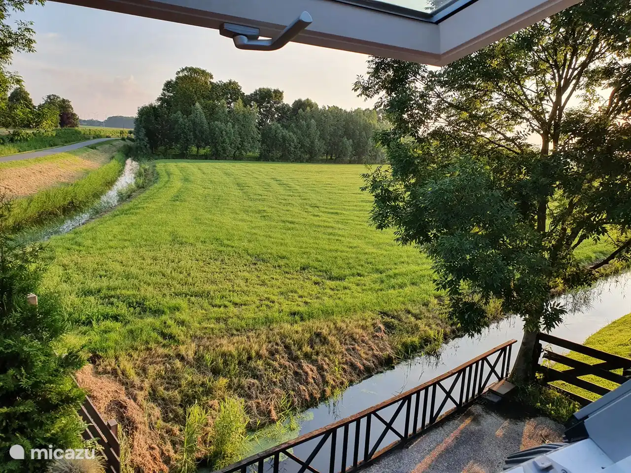 Vom Oberlicht aus kann man auf das wei=iland blicken