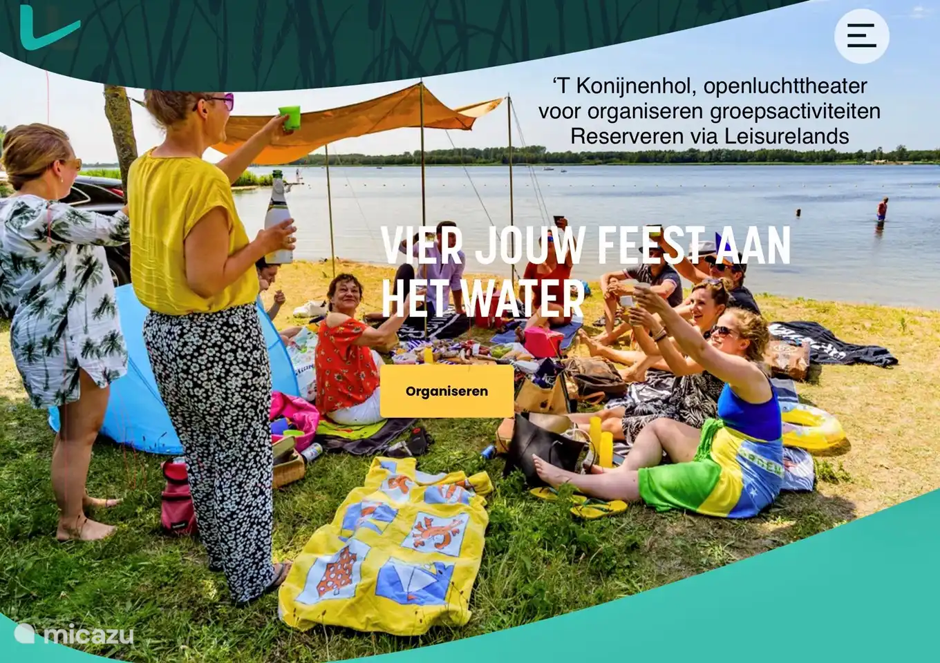Feestje? Vanaf 2022 te reserveren.
Overnachten? Boek Bosbungalow 93