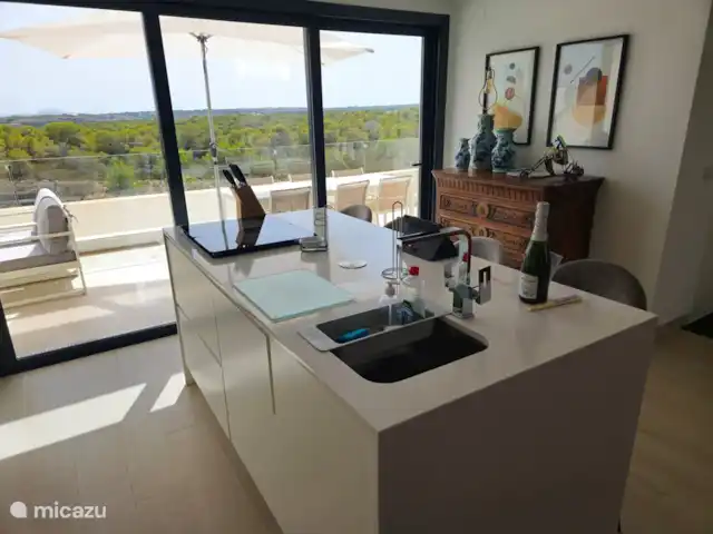 The Panoramic Penthouse huren in Spanje, Costa Blanca, Orihuela Costa - appartement Keuken