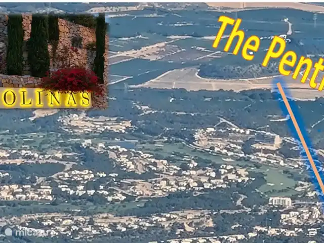 The Panoramic Penthouse huren in Spanje, Costa Blanca, Orihuela Costa - appartement las Colinas uitzicht vanaf vliegtuiglanding in Murcia