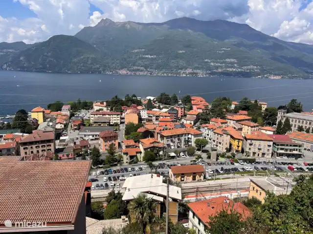 apartamento en Italia, Lago de Como, Acquaseria – Apartamento Ulivo 18 con vista al lago Bellano desde arriba