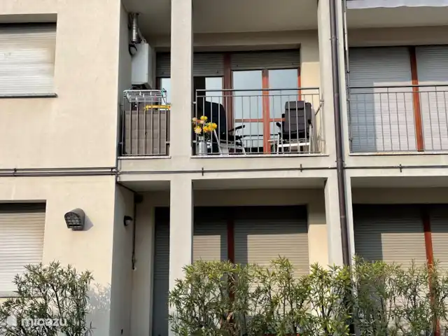 apartamento en Italia, Lago de Como, Acquaseria – Apartamento Ulivo 18 con vista al lago El balcón