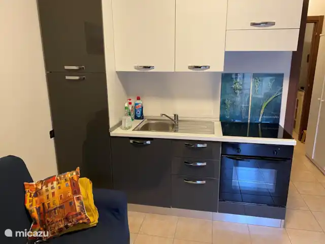 apartamento en Italia, Lago de Como, Acquaseria – Apartamento Ulivo 18 con vista al lago La cocina