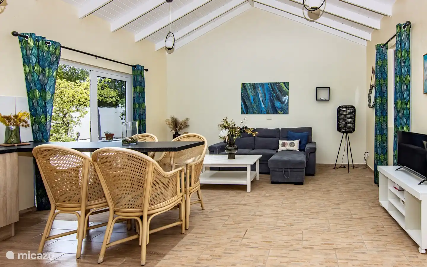 apartment, Boca St. Michiel, Curacao-Middle, Curaçao - Las Dahlias Apartments - El Patio