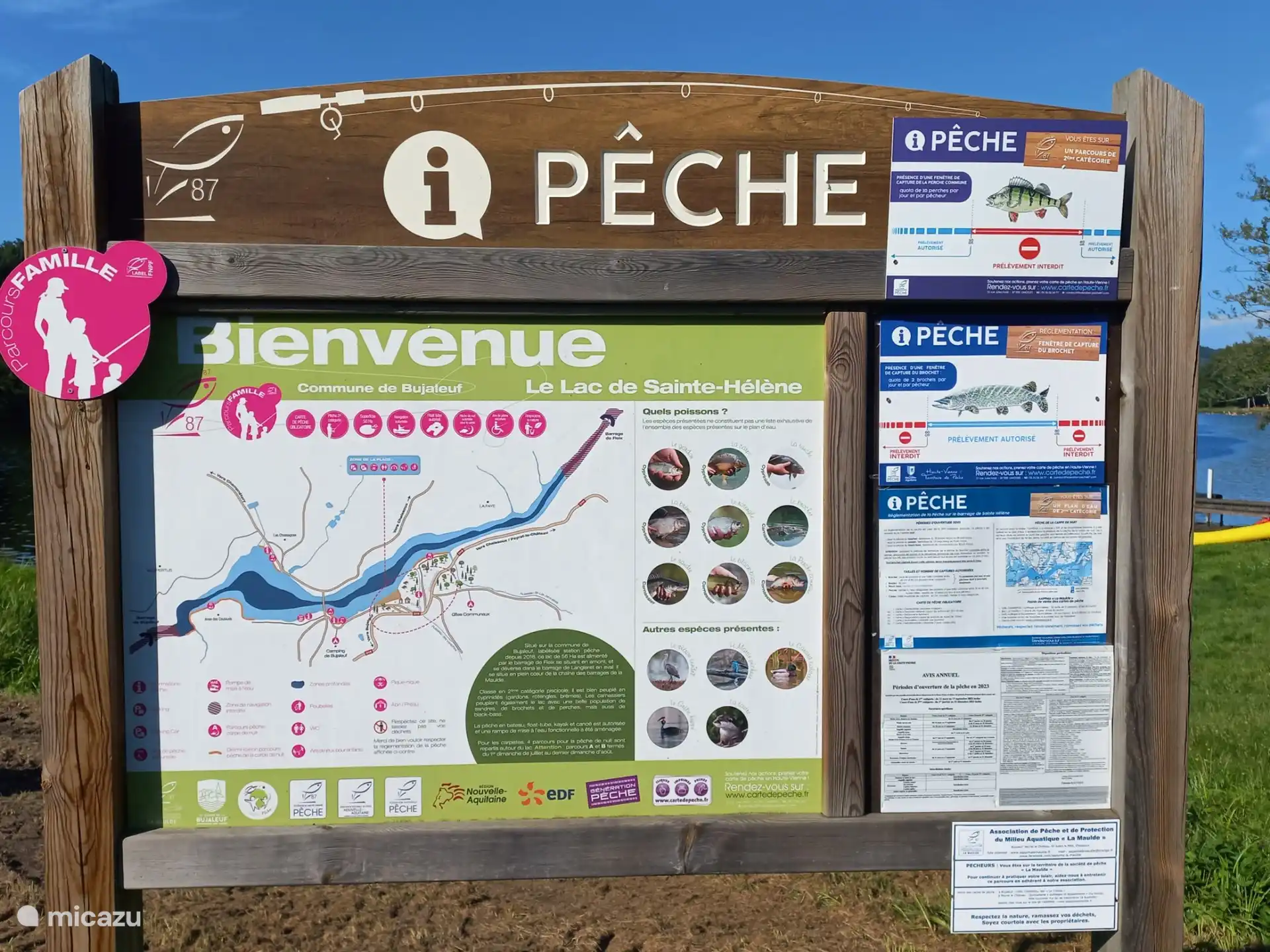 Auch bei Freizeitfischern ist der See beliebt. Allerdings sind Angeln und Hunde am Strand nicht gestattet.