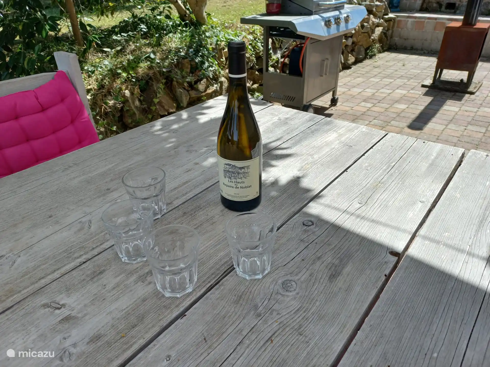 Köstlicher Wein aus dem Weinberg in St. Leonard de Noblat