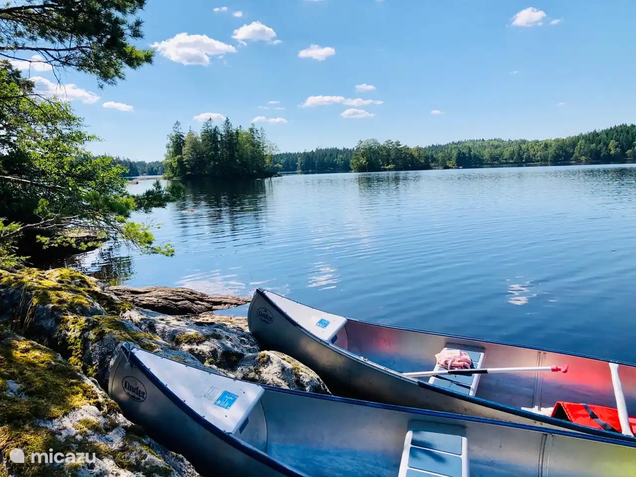 own canoe rental for the many lakes in the area